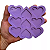 Molde Silicone 9 Coração 4cm Resina 3mm Pingente Brinco A19 - Imagem 1