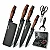 Kit de Facas Profissional 6 Peças Lucky – Elegância, Precisão e Versatilidade na Sua Cozinha ou Churrasco! - Imagem 3