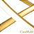 Lustre Sala Led Ondulado Pendente Moderno 48w – 45 cm – Dourado – C/ Controle Remoto - Imagem 2