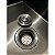Cuba Cozinha Inox Preta Quadrada Gourmet 50x40 c/ Acessórios - Imagem 2