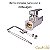Cuba Gourmet Inox Escovado 60x42 com Torneira - Imagem 5