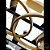 Lustre Para Sala Led 4 Aros Moderno 48w 84cm Dourado C/ Controle - Imagem 3
