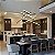 Lustre Pendente Led 5 Anéis Moderno 250w 120cm Preto C/ Controle - Imagem 4