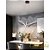Lustre Pendente Led Infinity Moderno 40w 58 cm Preto C/ Controle - Imagem 2