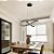 Lustre Sala Led Luxo Moderno 45w 50 cm Preto C/ Controle - Imagem 3