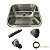 Tanque Lavanderia 55 x 45 Com Acessórios Aço Inox Escovado - Imagem 5