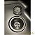 Cuba Pia Gourmet Aço Inox Preto 60x42 C/ Acessórios - Imagem 4