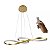 Lustre Para Sala Led Unlimited Moderno 45w 75cm Dourado C/ Controle - Imagem 1