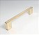 PUXADOR GOL 192MM DOURADO HASTVEL - Imagem 1