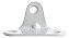 CANTONEIRA TRIANGULAR UNIVERSAL 3 FUROS BRANCA 3D - Imagem 2