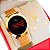 Relógio Champion Feminino Dourado Digital Led Vermelho CH40106H Kit Colar e Brincos - Imagem 4