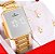 Relógio Champion Feminino Digital Dourado Espelhado Colar Brincos CH40086B - Imagem 8