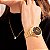 Relógio Feminino Champion Elegance Dourado Analógico CN26386U Colar e Brincos - Imagem 6