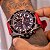 Relogio de Pulso Masculino Technos Analógico Ts Carbon Preto Vermelho JS15FS/2P - Imagem 5