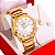 Relógio Champion Feminino Dourado CH24759W + Colar e Brincos Prova D Água Garantia de Um Ano - Imagem 1