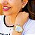 Relógio Feminino Champion Digital Espelhado Pulseira Mesh CH40106B Colar e brincos - Imagem 2