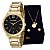 Relógio Mondaine Feminino Analógico Dourado 53607LPMVDE2 Colar e Brincos - Imagem 1