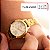 Relógio de Pulso Feminino Pequeno Condor Dourado CO2035MZQK4K Colar e Brincos - Imagem 2