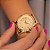 Relógio de Pulso Feminino Condor Dourado CO2036MWG/K4D Colar e Brincos - Imagem 5