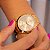 Relógio de Pulso Feminino Condor Dourado COPC21JLD/K4X Colar e Brincos - Imagem 4