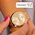 Relógio de Pulso Feminino Condor Dourado COPC21JLD/K4X Colar e Brincos - Imagem 2