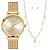 Relógio de Pulso Feminino Condor Dourado CO2035NDP/K4X Colar e Brincos - Imagem 7