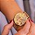 Relógio de Pulso Feminino Mondaine Dourado Mesh Prova D'Água 76752LPMVDE1K4 + Colar e Brincos - Imagem 5