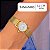 Relógio de Pulso Feminino Champion Dourado Mini CF24000O + Colar e Brincos - Imagem 2