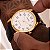 Relógio Casio Masculino Dourado Fundo Branco Couro MTP-V001GL-7BUDF - Imagem 2