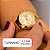 Relógio de Pulso Feminino Pequeno Condor Dourado CO2035NHW/K4X Colar e Brincos - Imagem 2