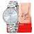 Relógio Feminino Mondaine Prata Social Analógico 32389L0MVNE2 Mulher Pulseira Berloques - Imagem 1