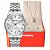 Relógio Feminino Mondaine Prata Pequeno 32610L0MKNE2K1 Colar e Brincos - Imagem 1