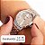 Relógio Feminino Mondaine Prata Pequeno 32610L0MKNE2K1 Colar e Brincos - Imagem 2