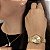 Relógio Feminino Mondaine Dourado Pequeno 32611LPMKDE1K1 + Colar e Brincos - Imagem 4