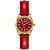Relógio Feminino Mondaine Couro Vermelho 32960LPMVDH3 - Imagem 1