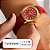 Relógio Feminino Mondaine Couro Vermelho 32960LPMVDH3 - Imagem 2