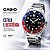 Relógio Masculino Casio Aço Prata Azul e Vermelho Prova D'Água MDV-107D-1A3AVDF - Imagem 6