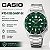 Relógio Masculino Casio Aço Prata Verde Prova D'Água MTD-135D-3AVDF - Imagem 4