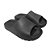 Chinelo Nuvem Preto Logo Vazado - Imagem 4