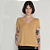Camiseta Feminina Caramelo Básica Decote V - Imagem 1