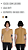 Camiseta Feminina Caramelo Básica Decote V - Imagem 5