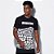 Camiseta Masculina Preto E Branco Pedras - Imagem 1
