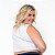 Cropped Branco Regata Algodão Egípicio - Imagem 6