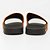 Chinelo Slide Preto e Laranja Estampado Ecofriendly - Imagem 4