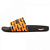 Chinelo Slide Preto e Laranja Estampado Ecofriendly - Imagem 5