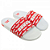 Chinelo Slide Branco e Vermelho Estampado Ecofriendly - Imagem 6