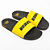 Chinelo Slide Preto e Amarelo Ecofriendly - Imagem 6