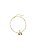 Pulseira feminina Nossa Senhora Aparecida banhada a ouro 18 k com 10 milésimos. - Imagem 2