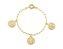 Pulseira masculina São Bento Cartier banho de ouro amarelo - Imagem 1