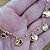 Pulseira Coração Nossa Senhora Aparecida banhada a ouro amarelo - Imagem 1